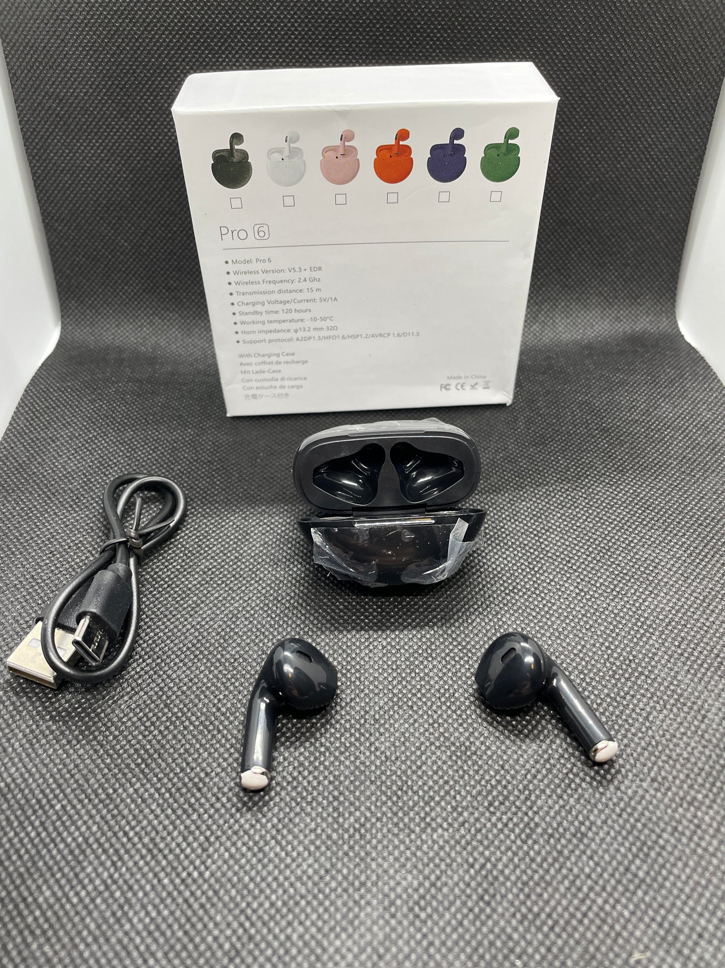 Pro 6 Bluetooth headphones TWS