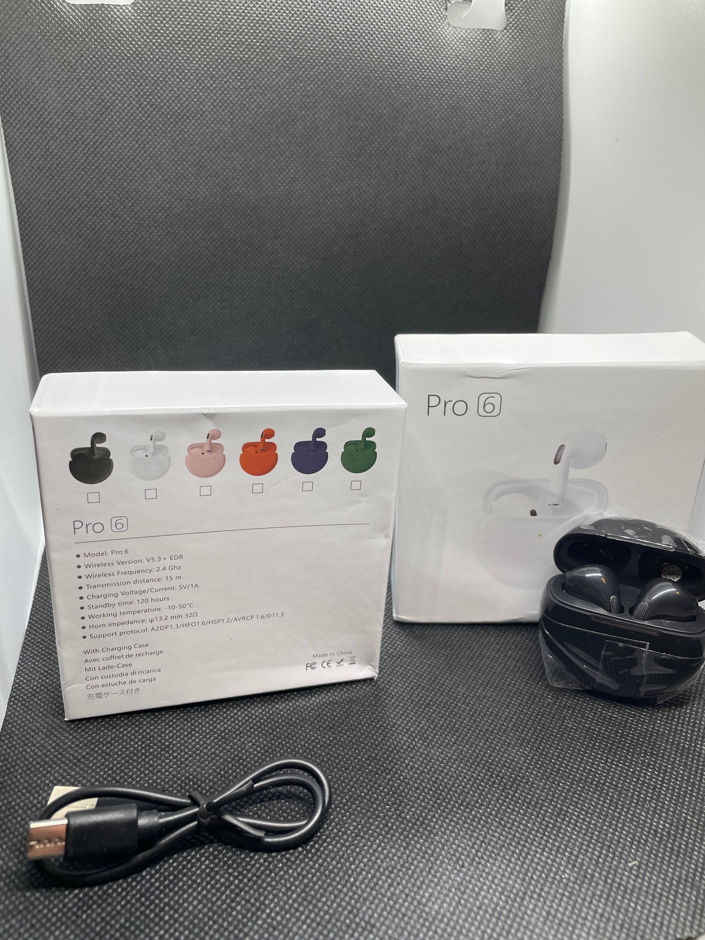Pro 6 Bluetooth headphones TWS