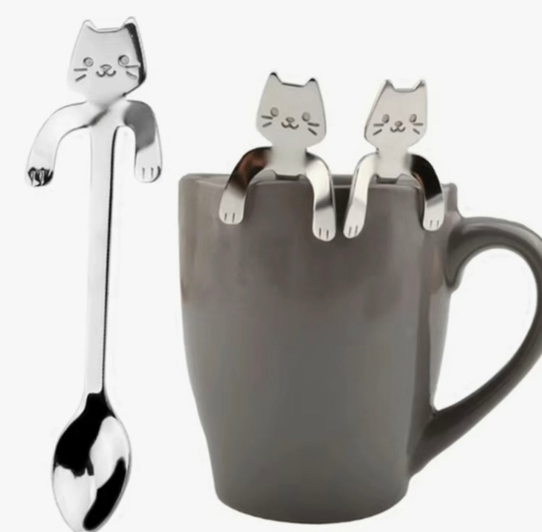 Coffee Spoon customer cat design 1 pc