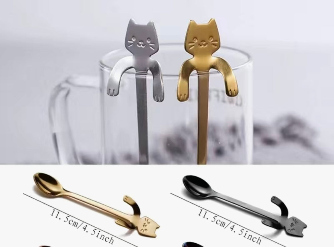 Coffee Spoon customer cat design 1 pc