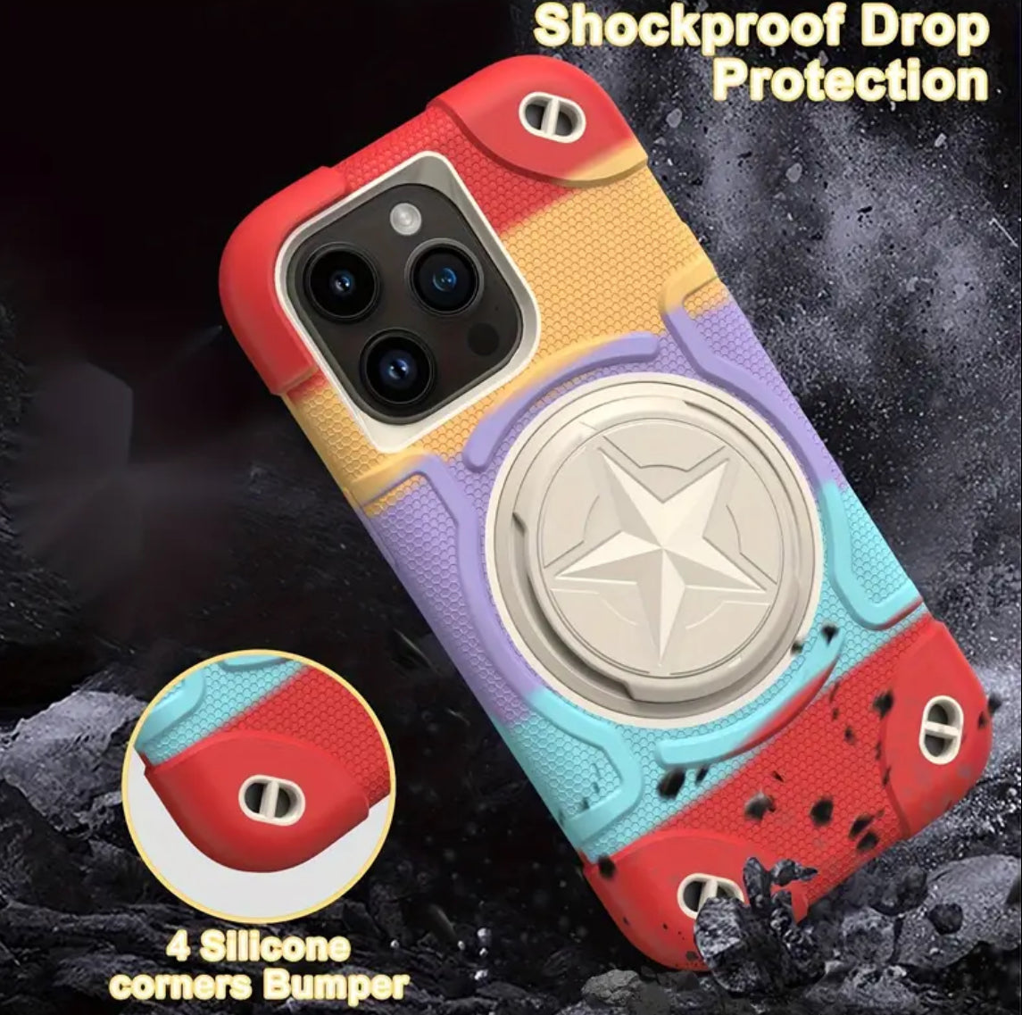 Stylish & Sporty Rotating Bracket iPhone case