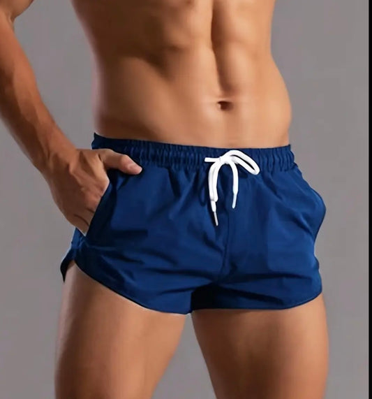 Quick Dry Lightweight Men’s Athletic Shorts No Stretch Fabric Regular Fit Workout Shorts Breathable Casual