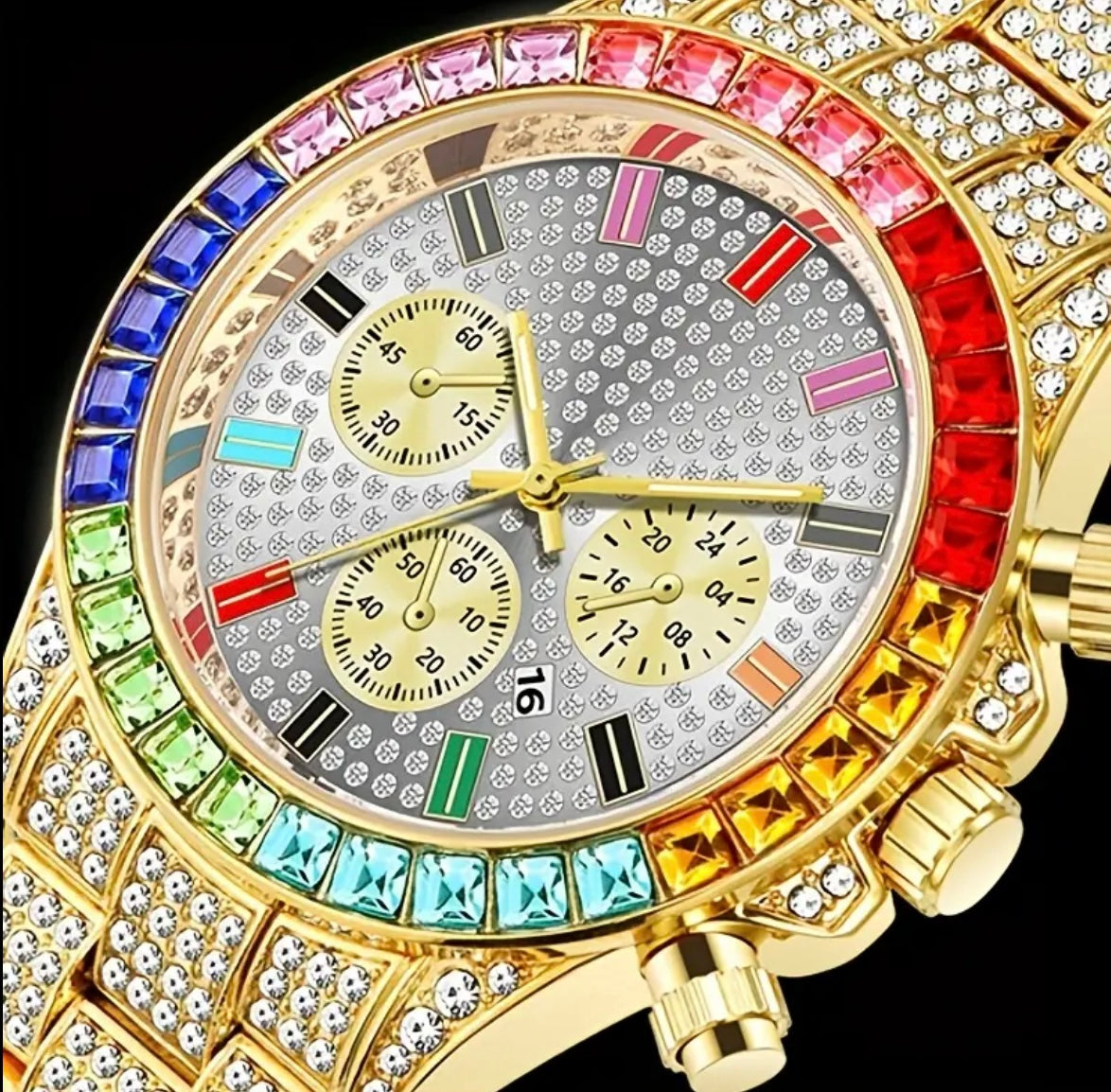 Custom Colorful Luxury Quartz Watch - Unisex