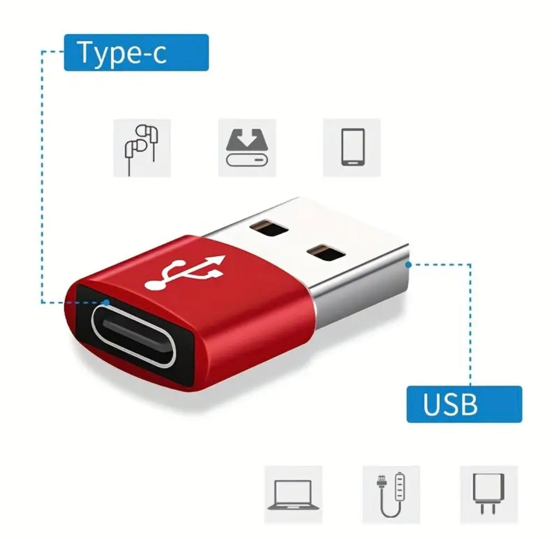 1 pc USB type C adapter