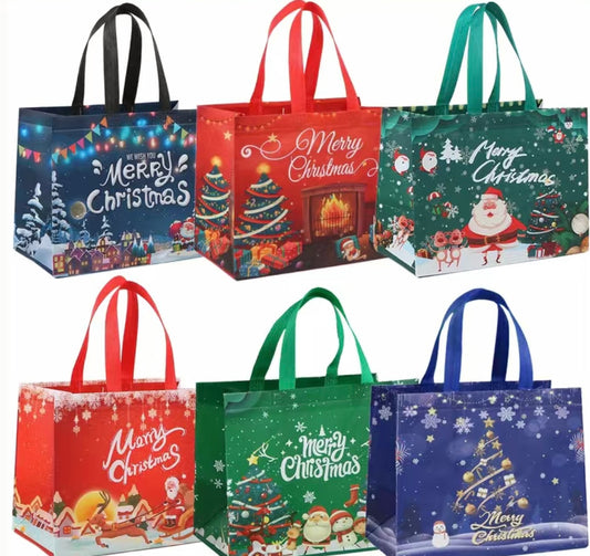 6pc Set of Christmas bags