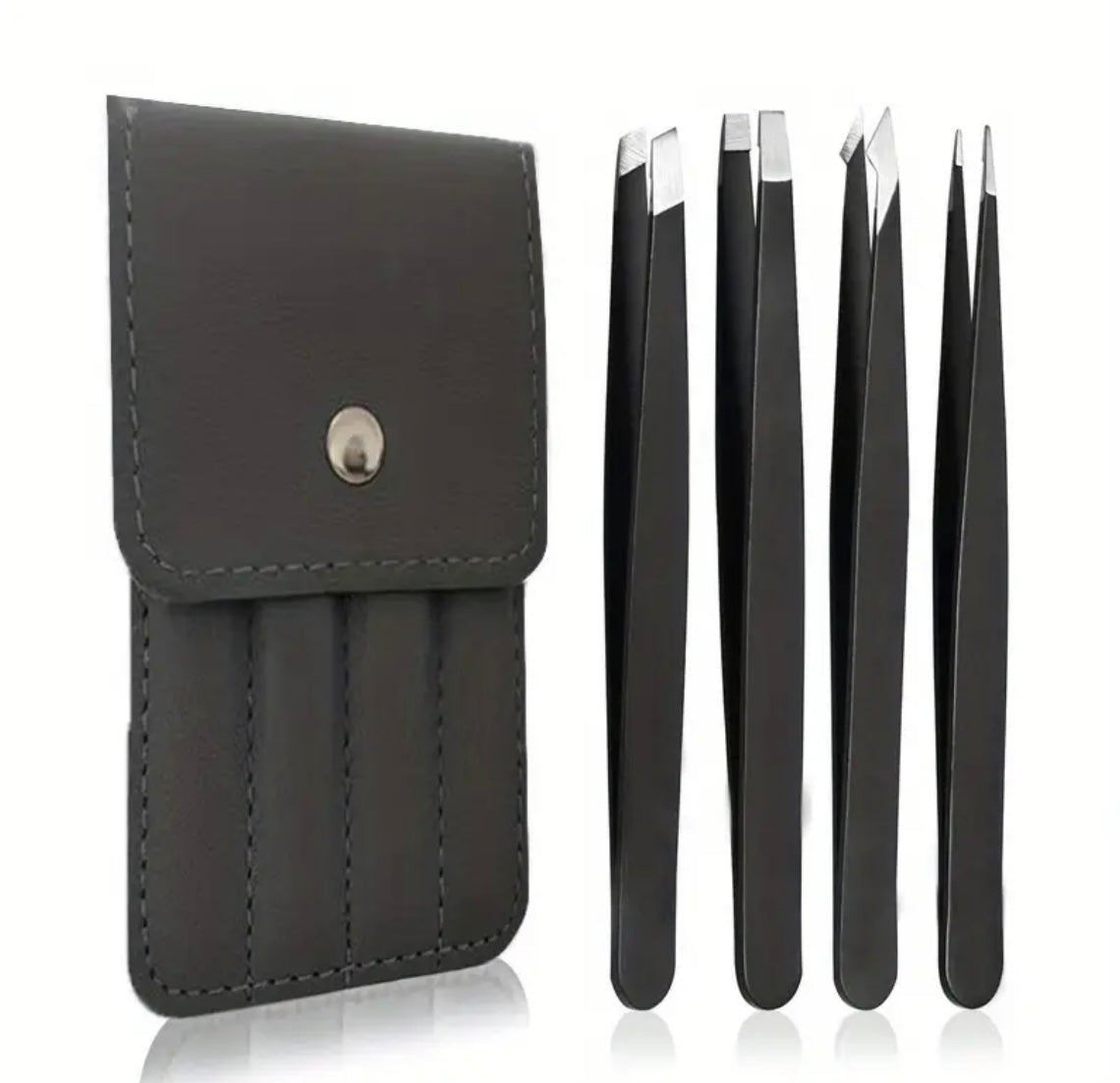 Precision Eyebrow & Splinter Tweezer set Hypoallergenic Stainless steel