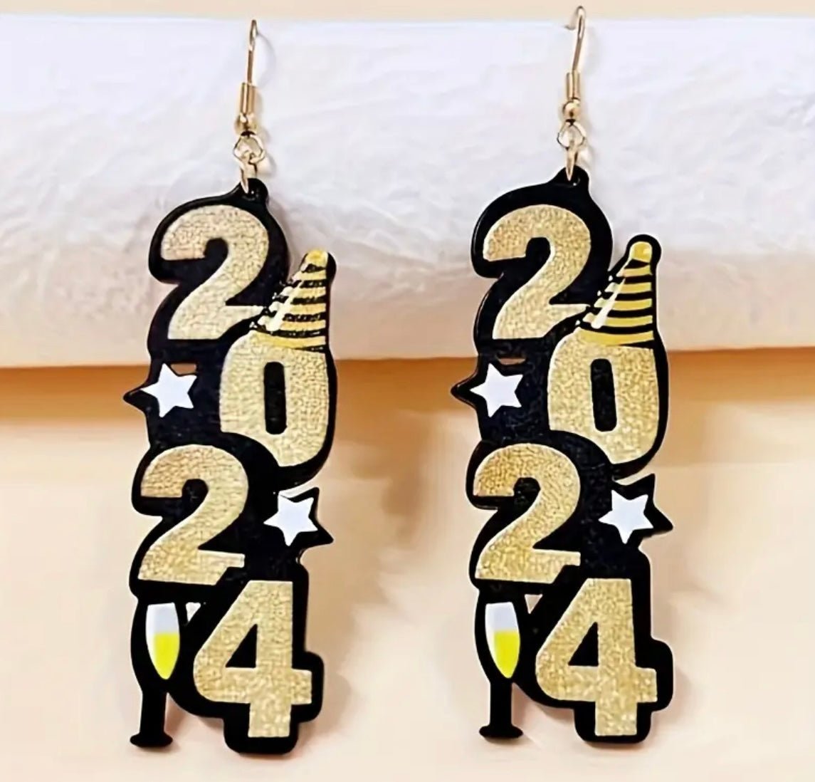 1 paid Fashion 2024 Acrylic Dangle Earrings - EmporiumDepot