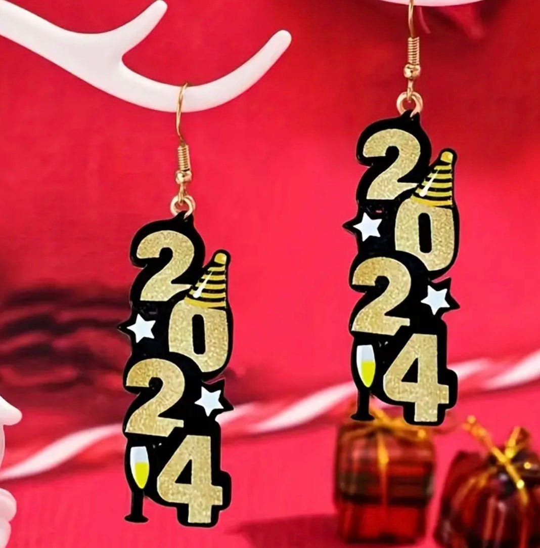 1 paid Fashion 2024 Acrylic Dangle Earrings - EmporiumDepot