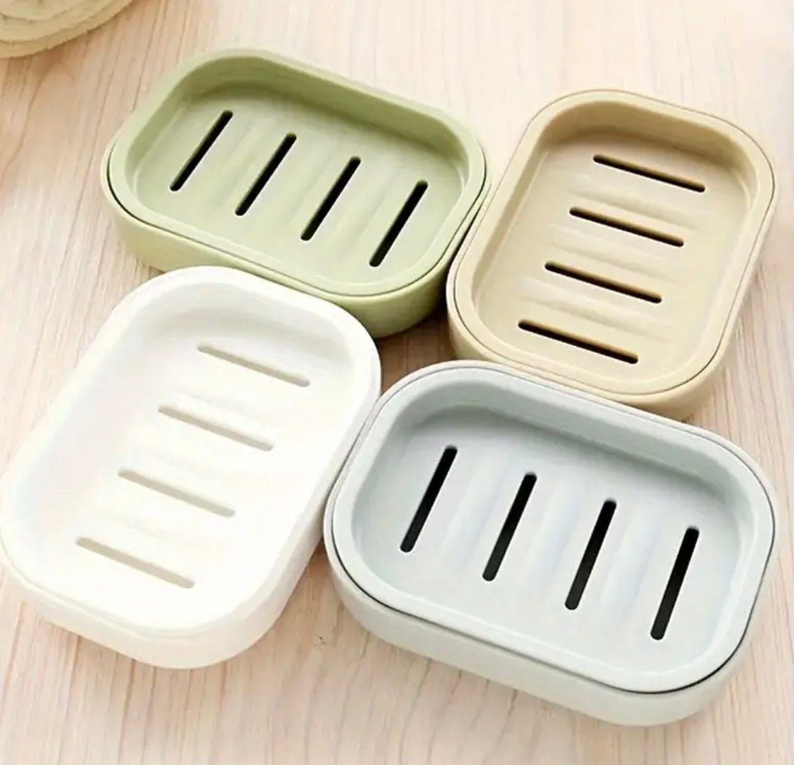 1 pc Bathroom Dish Plate Case Home Shower Travel Plastic Soap Box Soap Holder - EmporiumDepot