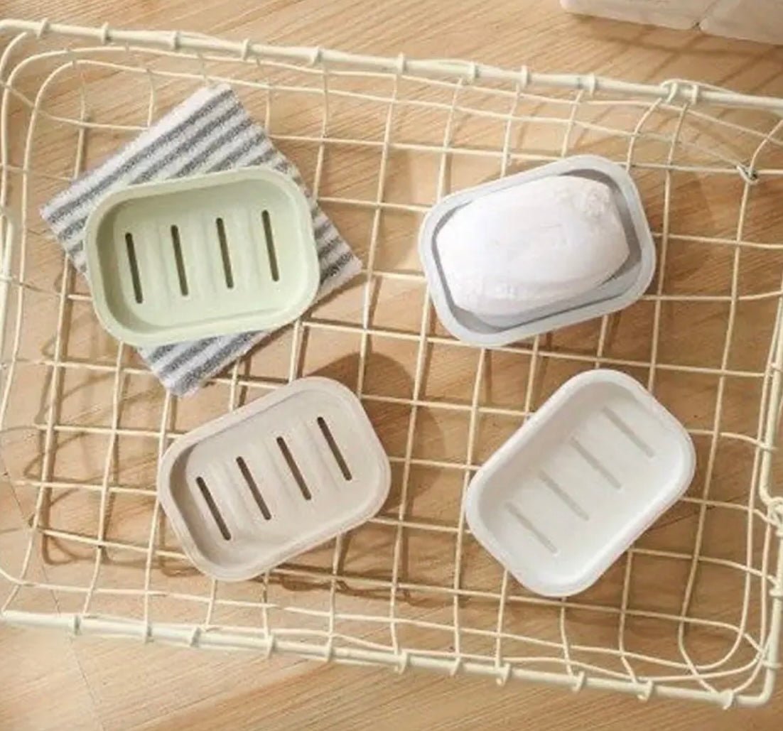 1 pc Bathroom Dish Plate Case Home Shower Travel Plastic Soap Box Soap Holder - EmporiumDepot