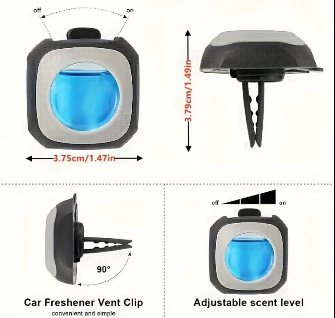 1 pc Car Air Freshener Long Lasting With Clip - EmporiumDepot