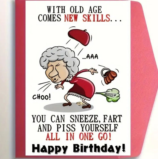 1 pc Funny Birthday Card For Women - EmporiumDepot
