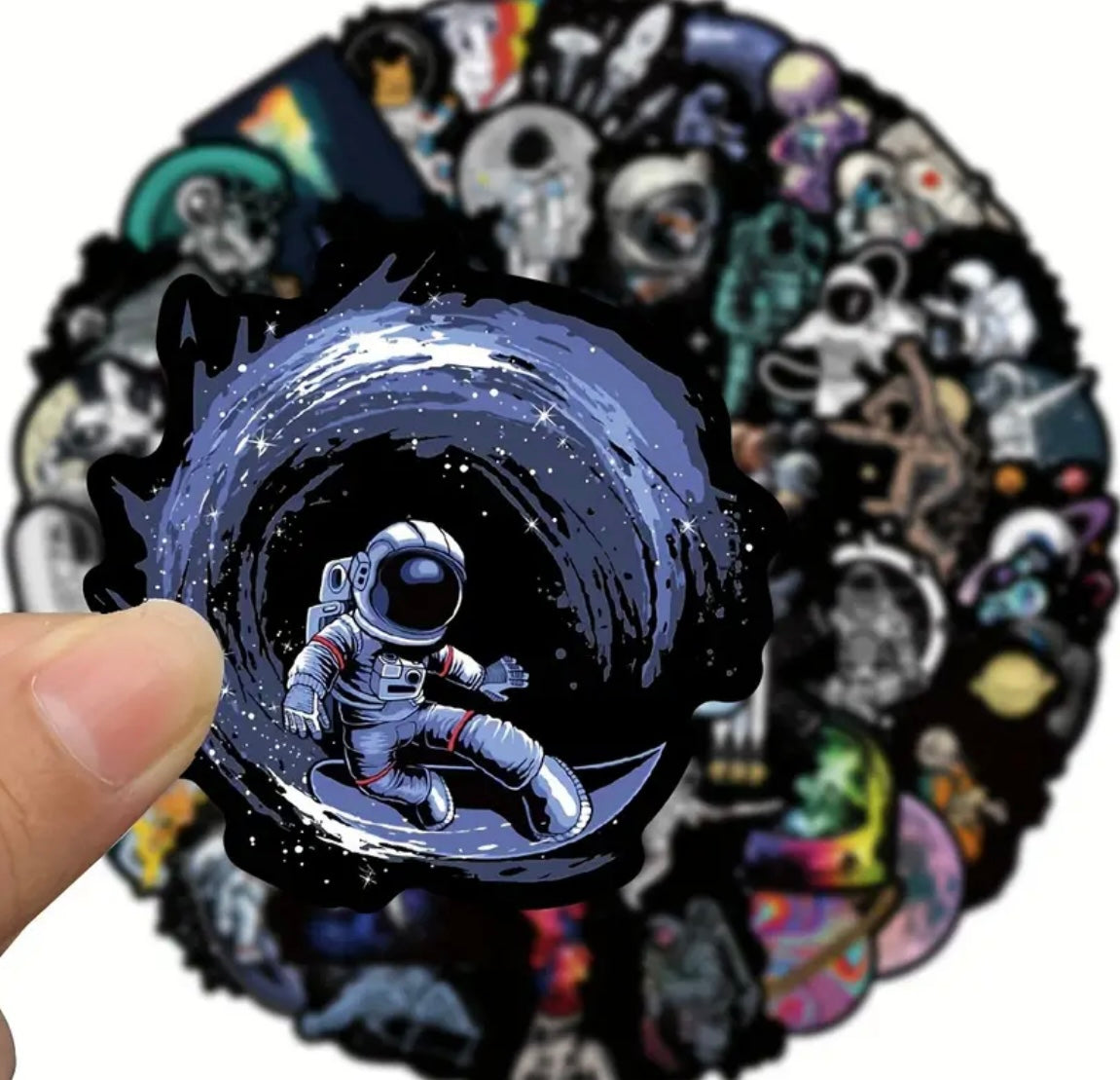 50 Pack of Space Astronaut Random Decorative Stickers