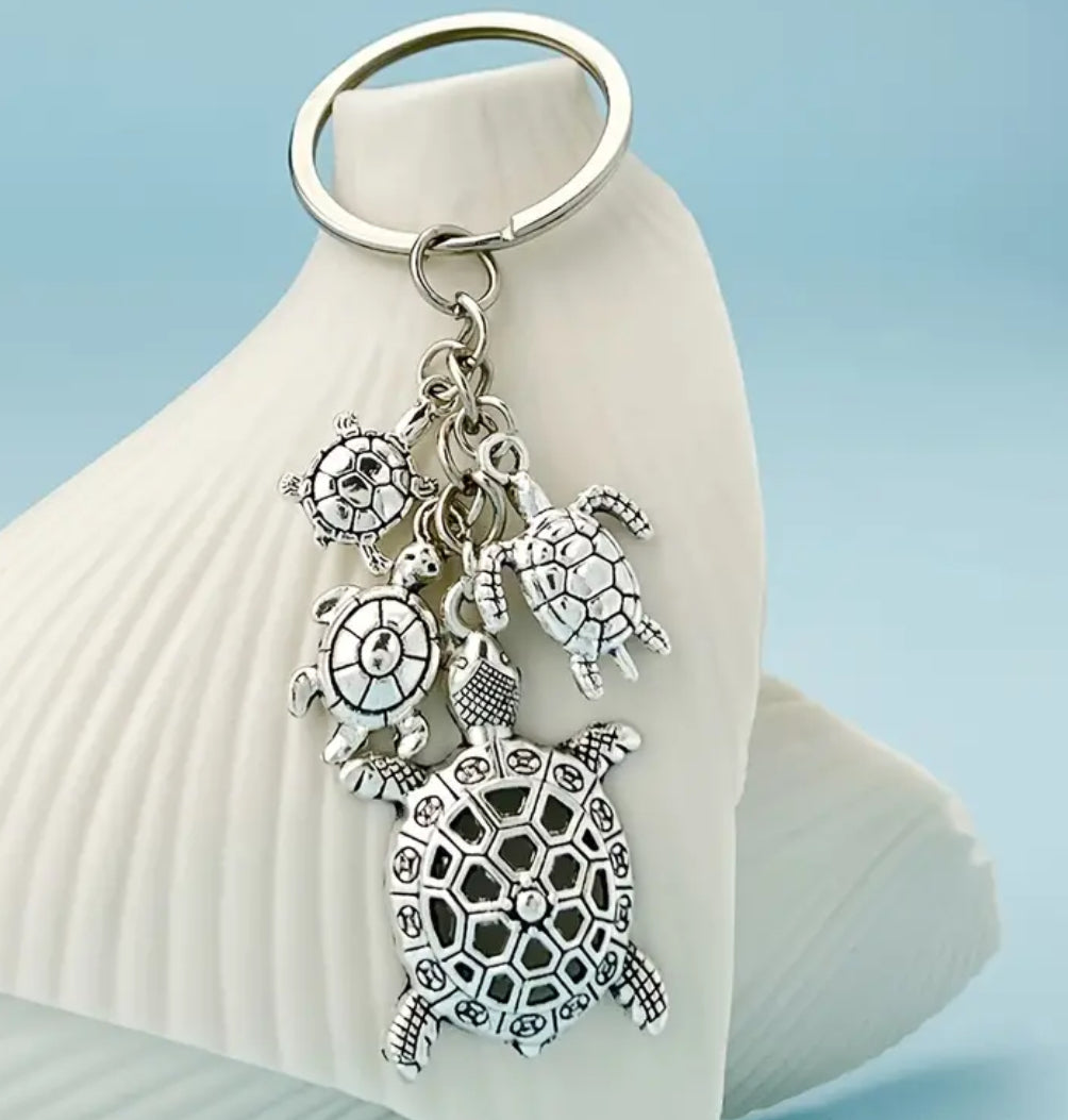 Cute Sea Turtle Keychain With more Accessories