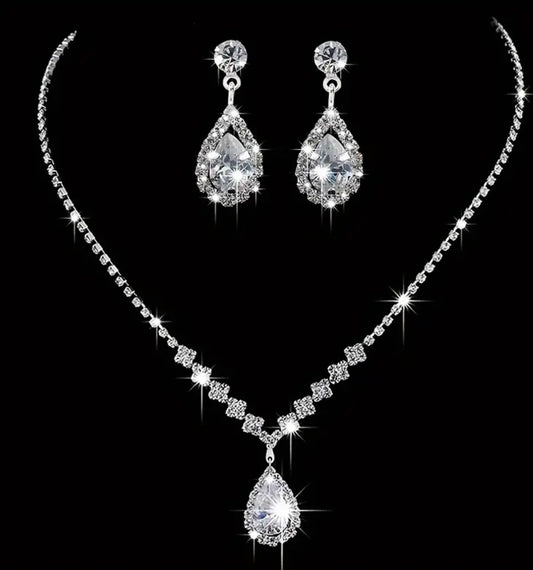 3 pc Zircon Luxury Fashion Jewelry Set