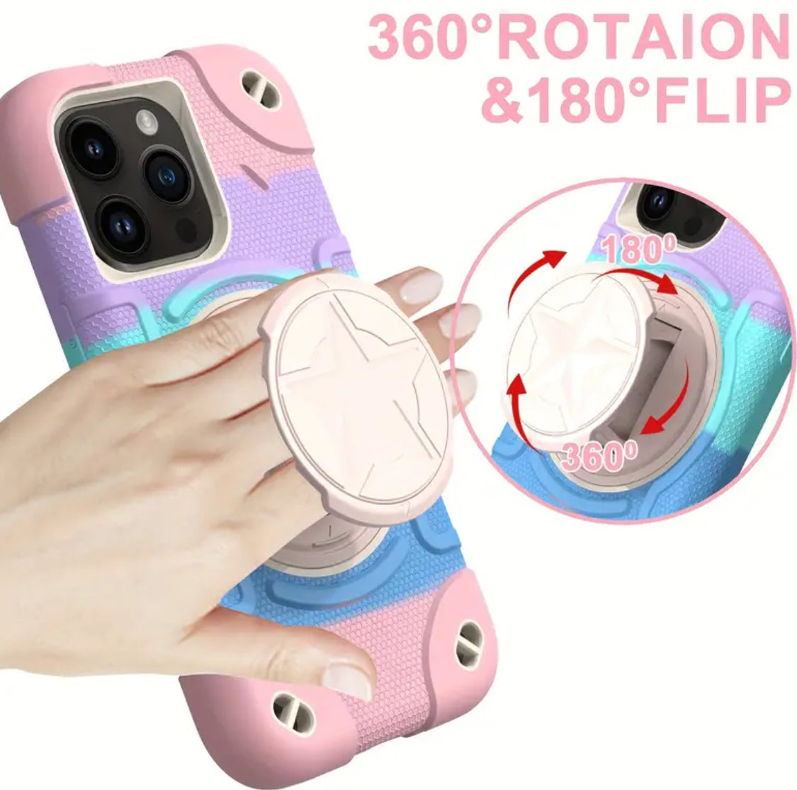 Stylish & Sporty Rotating Bracket iPhone case