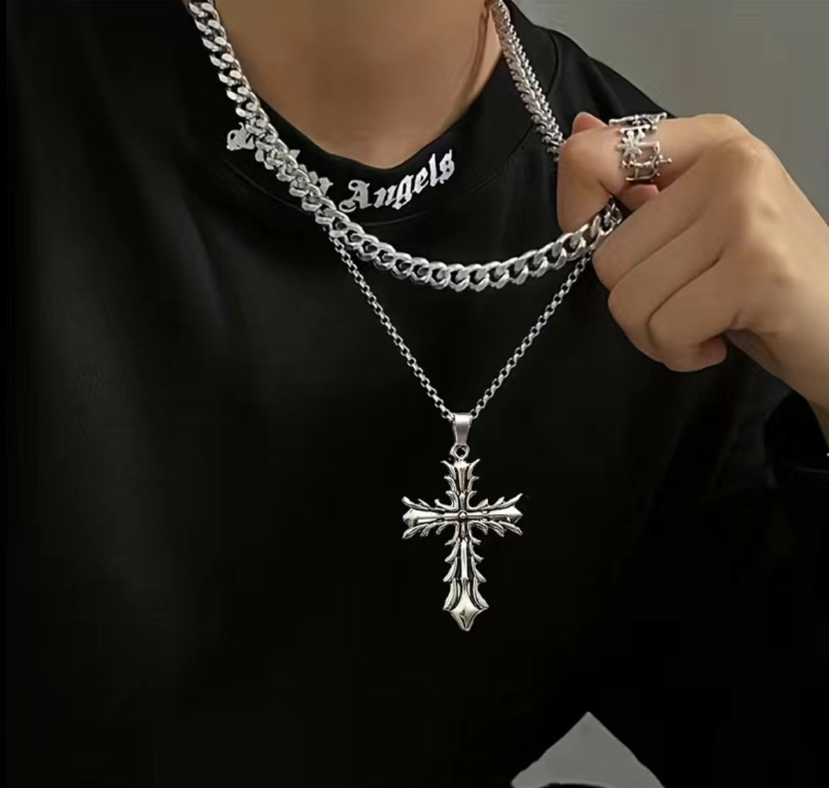 Stainless steel unique cross design