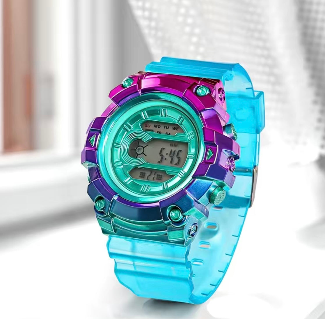 Multicolor Sports Watch