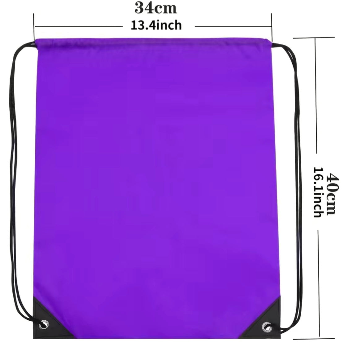 1 Pc Red, Green, Light Blue, or Black Gym Bag