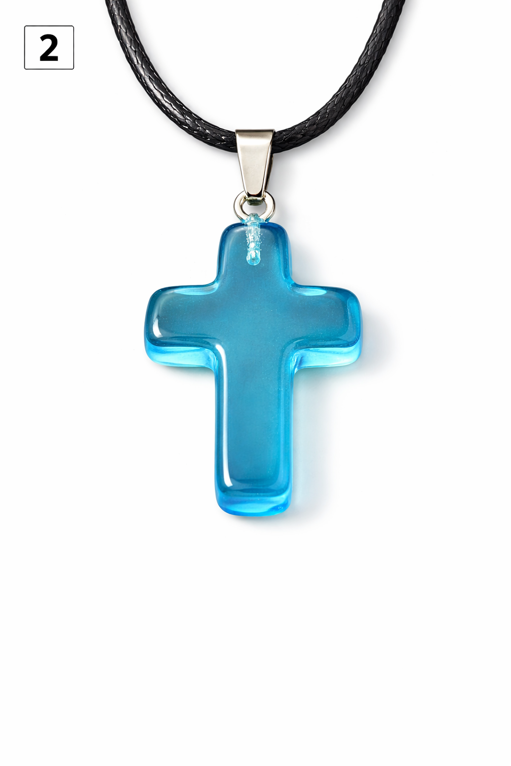 Glass Cross Pendant Collection