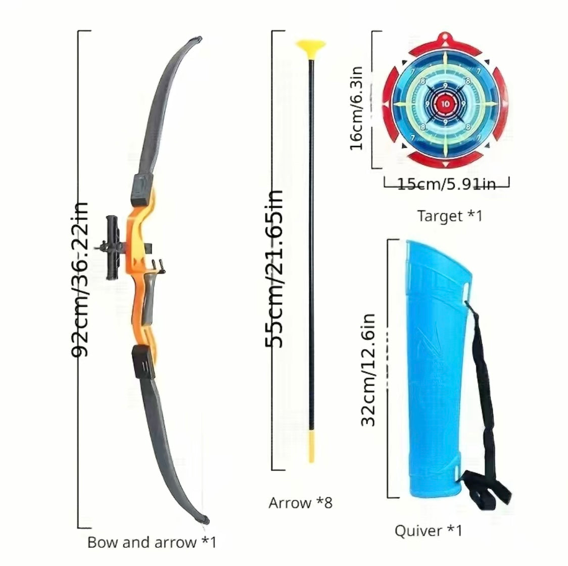 Blue Kids Archery Sport Practice Kit