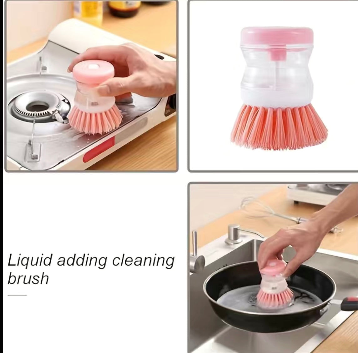 1 pc soap dispenser cleaning brush