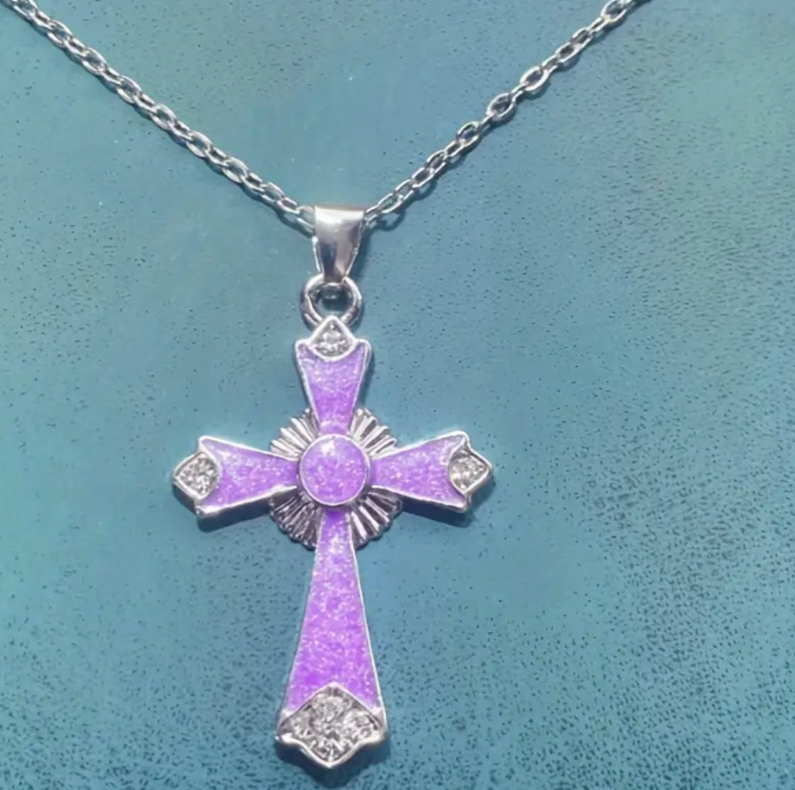 Classic Opal Drop Light weight cross Fashion Jewelry