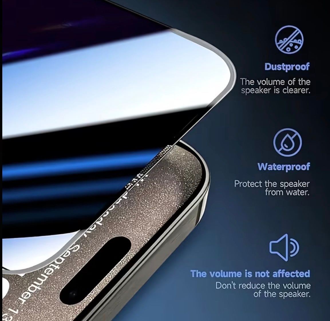 Get a set of five tempered glass screen protectors with full coverage privacy for your iPhone 17 Pro