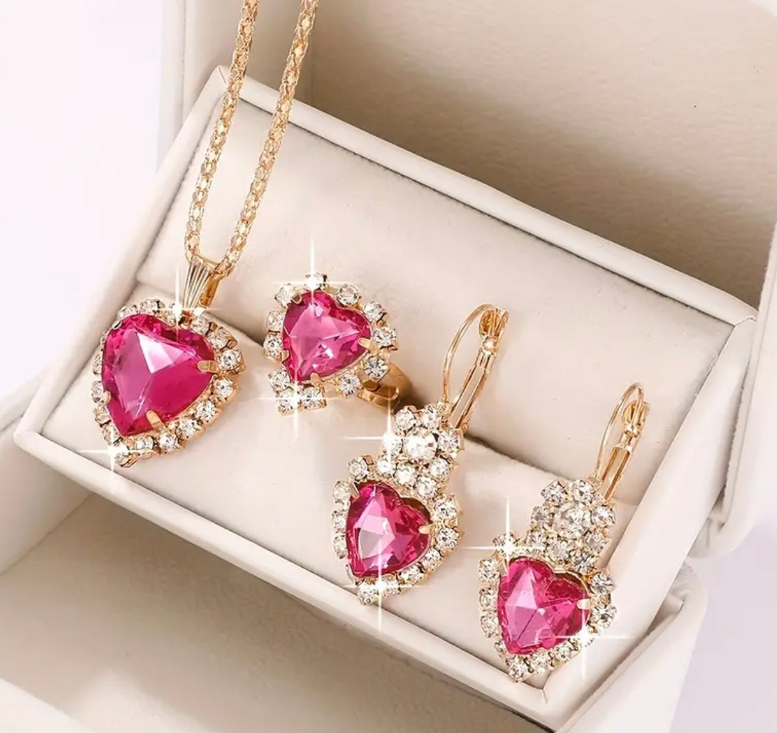 Luxury 4 pc Fashion Jewelry Set