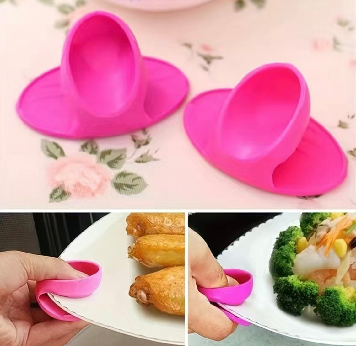 1pc Heat Resistant Finger Gloves for Hot Plates