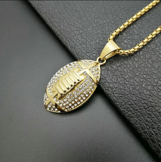 Custom Football Chain/Pend