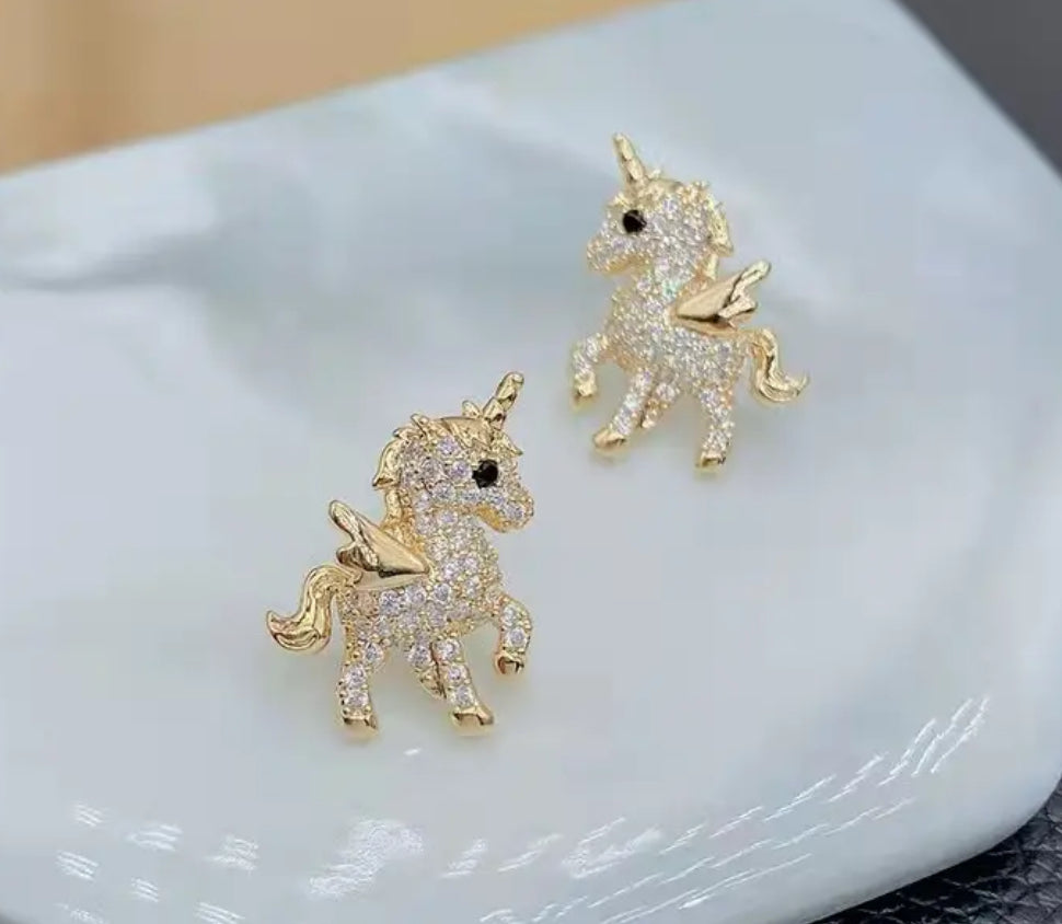 Cute Fashion Designed Unicorn Earrings