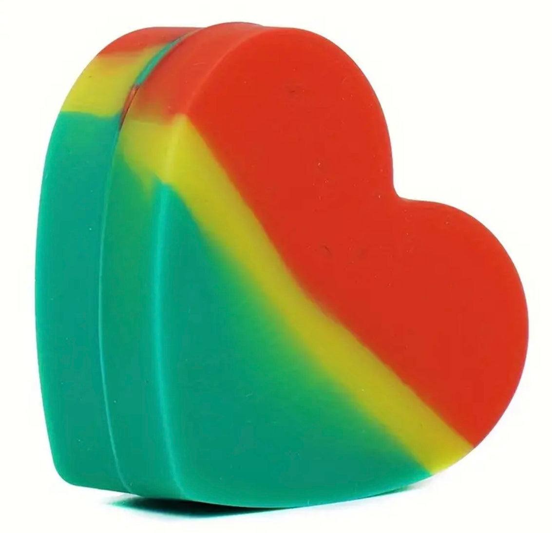 Custom Designed Heart Shape Silicone Wax Jar