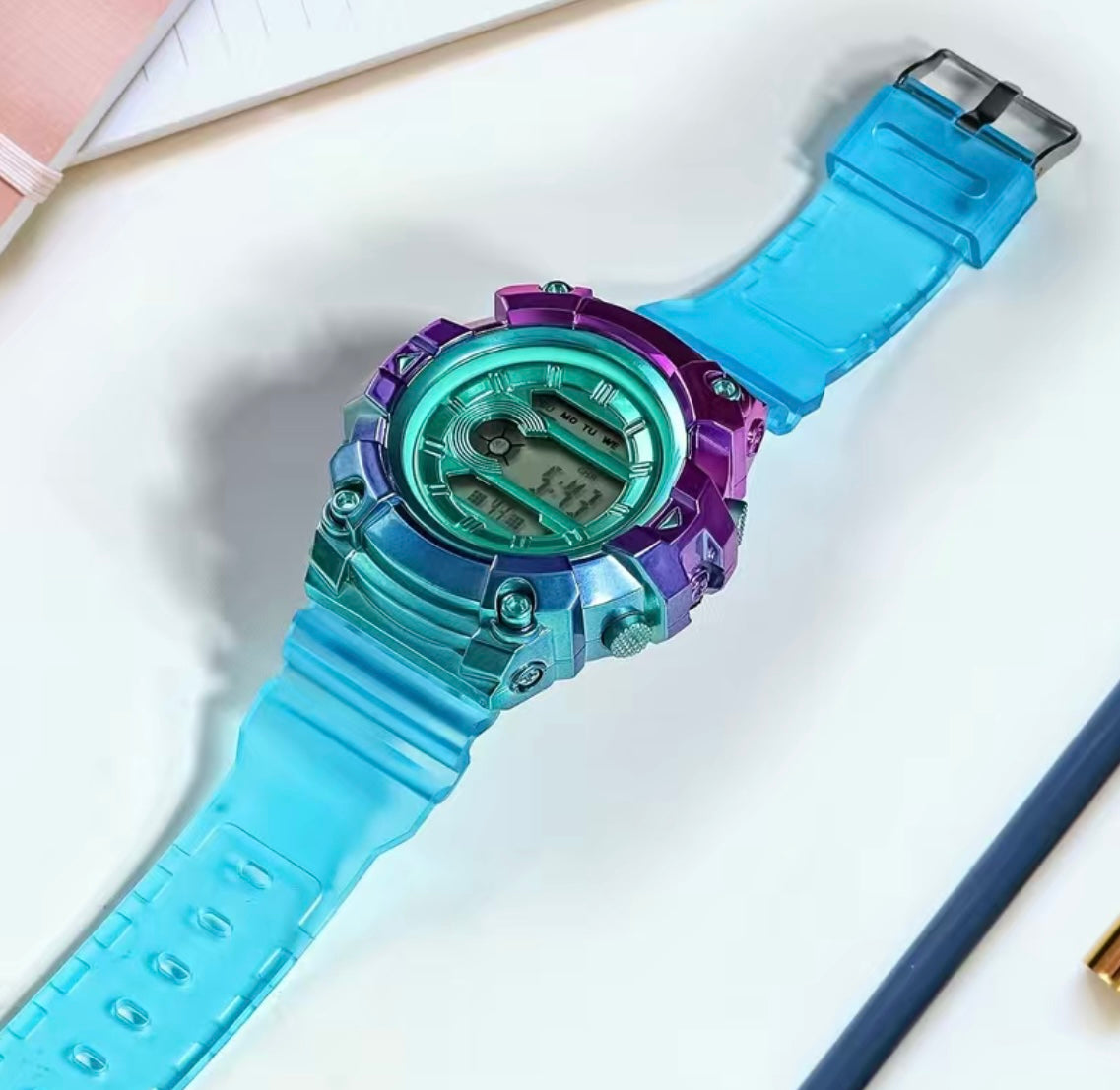 Multicolor Sports Watch