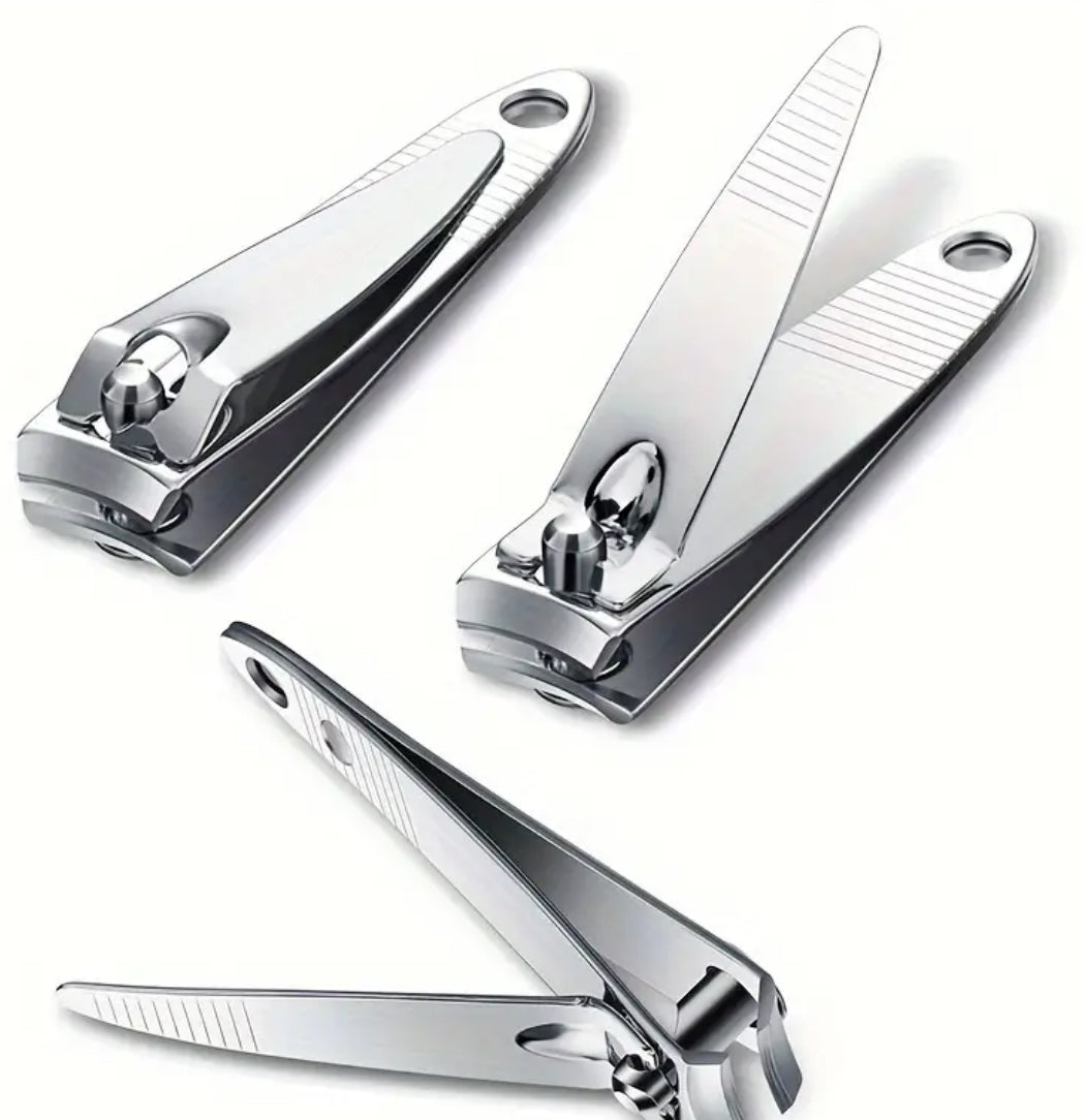 2 Pack Classic Style Stainless Steel Nail Clippers