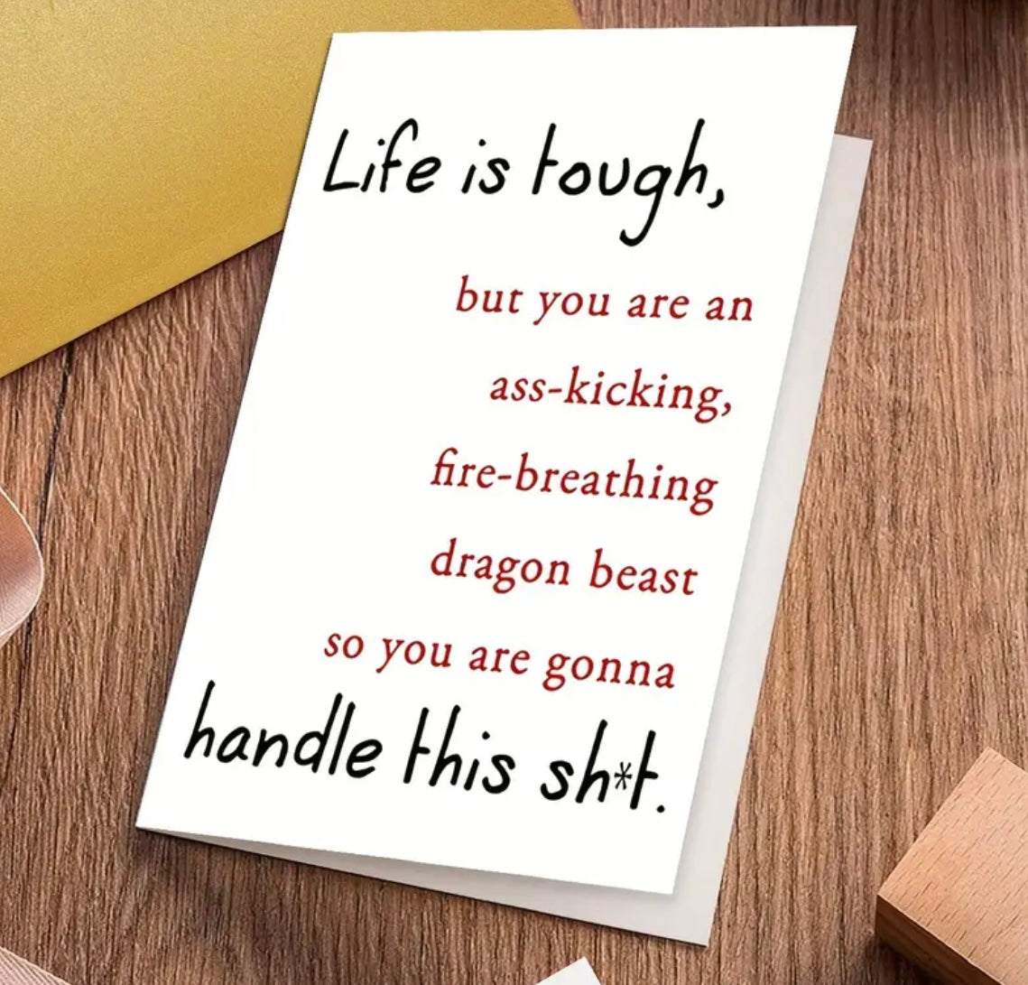 1 pc Unique Uplifting Recovery Gift Card Inspirational and Motivational