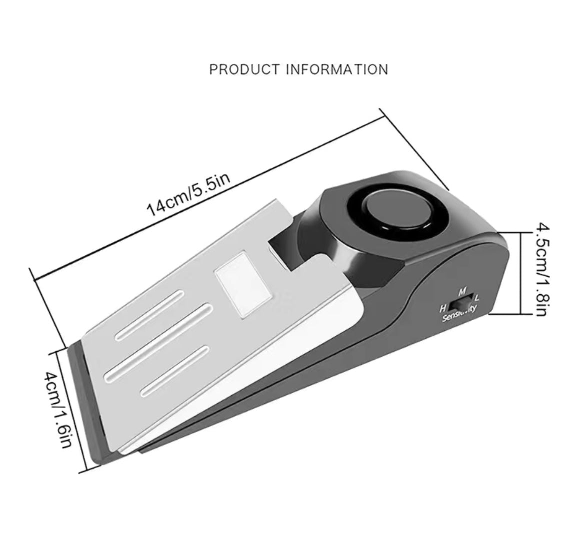 Secure DoorStop With Alarm