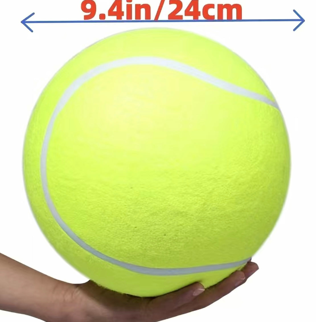 9.5 inch Tennis Ball Large Indoor and Outdoor fun Dog Toys