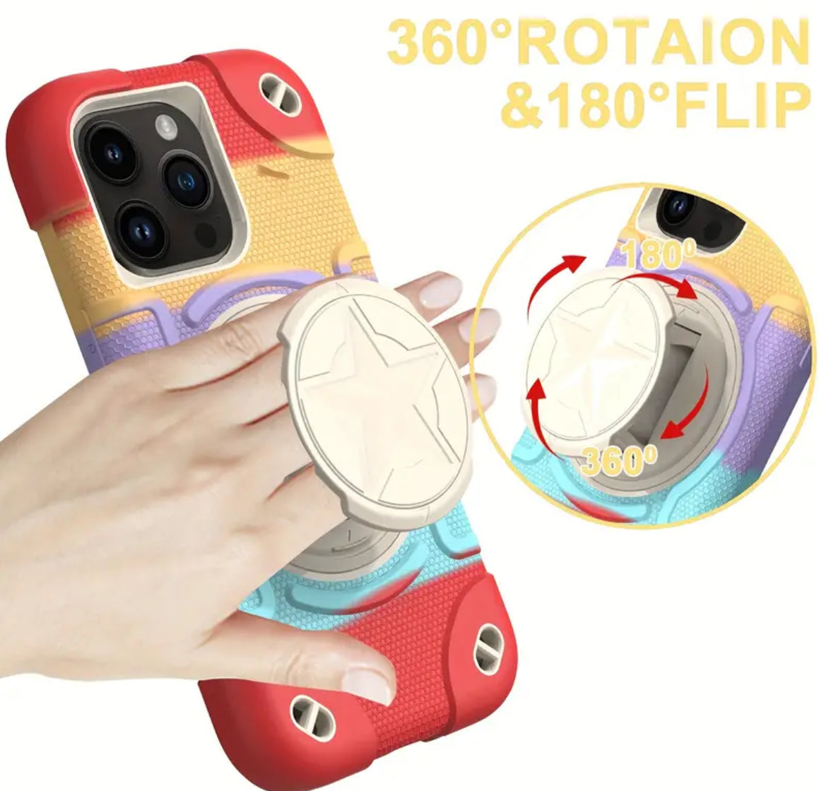 Stylish & Sporty Rotating Bracket iPhone case