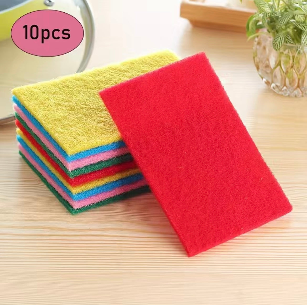 10 Pack of heavy duty cleaning pads