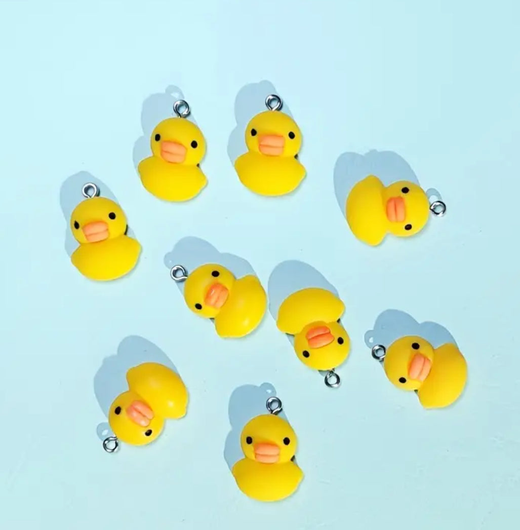 Little Yellow Duck Shape DIY Handmade Jewelry