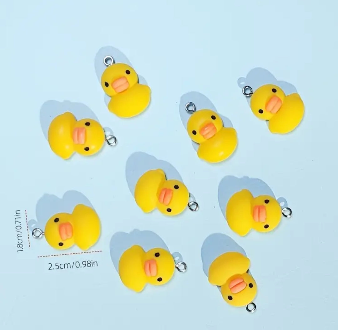 Little Yellow Duck Shape DIY Handmade Jewelry