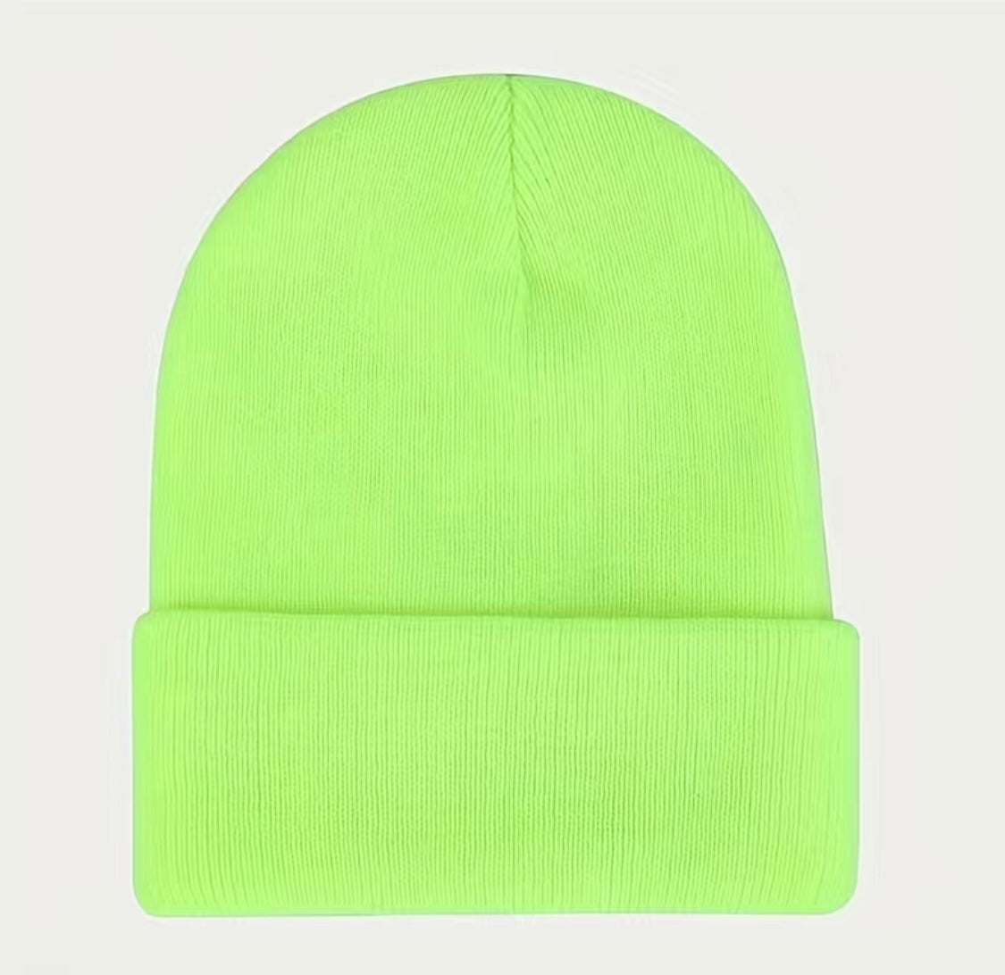 Florescent Yellow Beanie