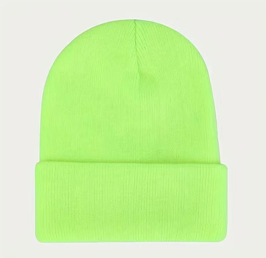 Florescent Yellow Beanie