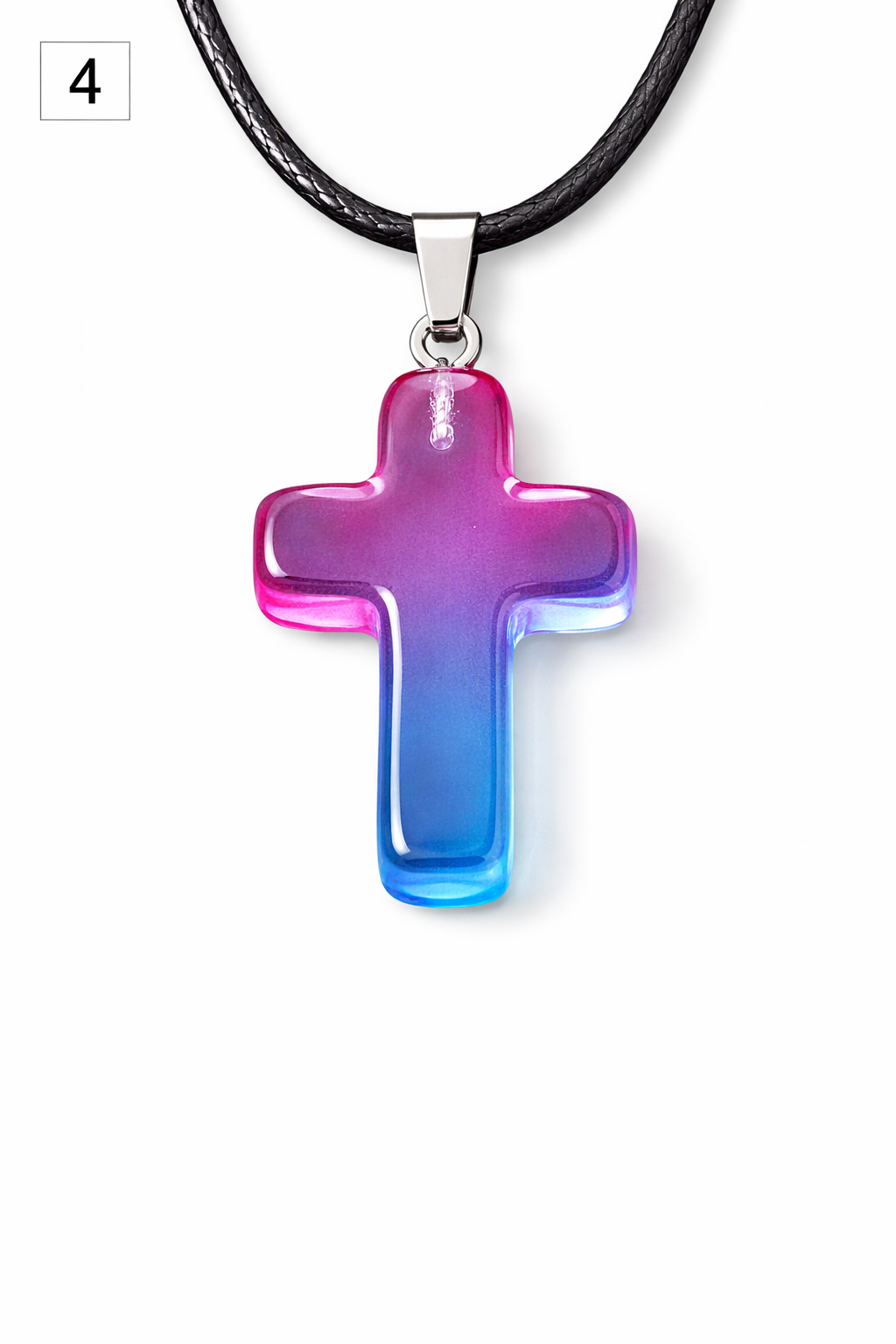 Glass Cross Pendant Collection
