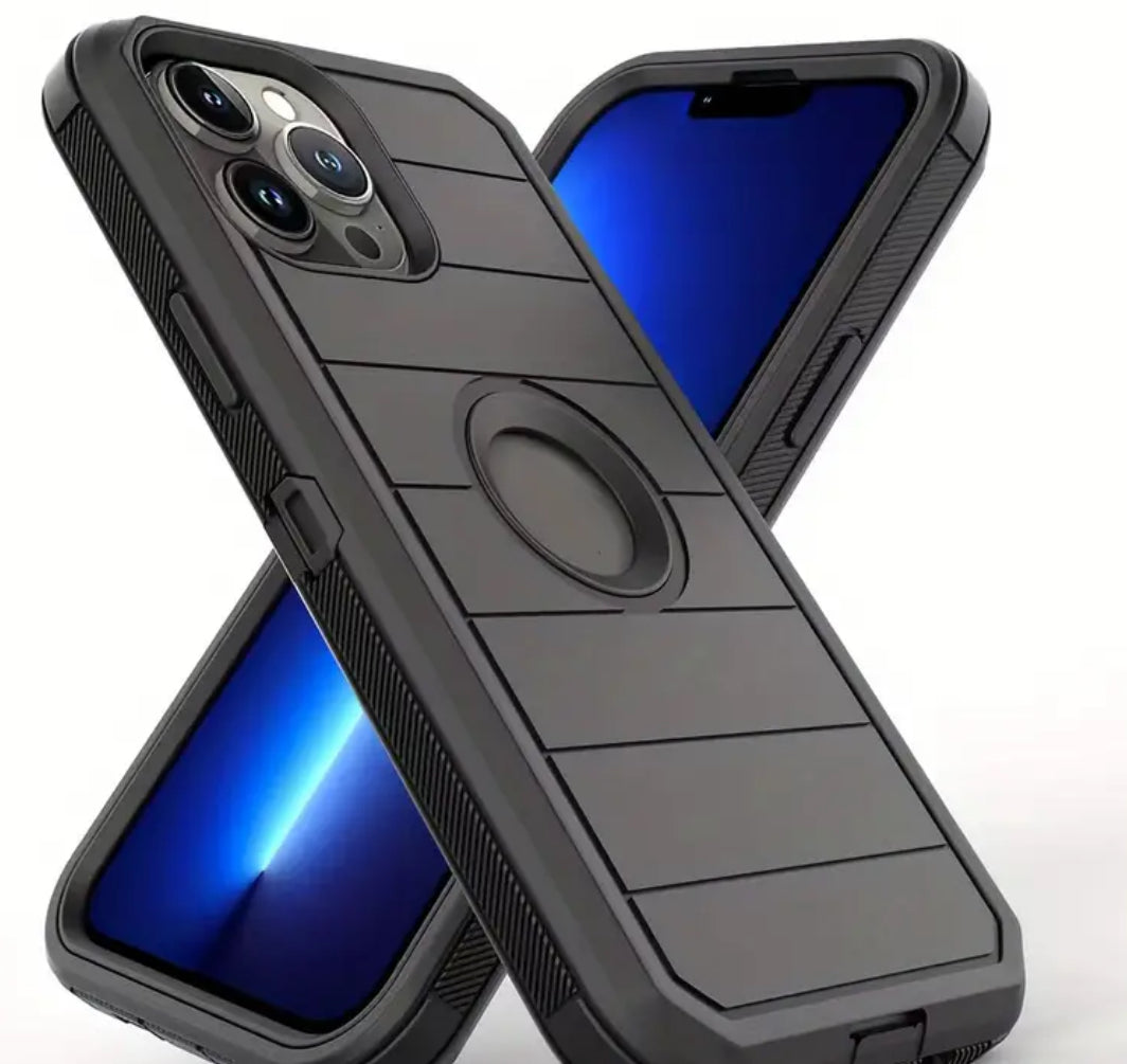 Heavy Duty Anti Fall iPhone Mobile Phone Case 3 in 1 iPhone 16 Pro Max Phone Case