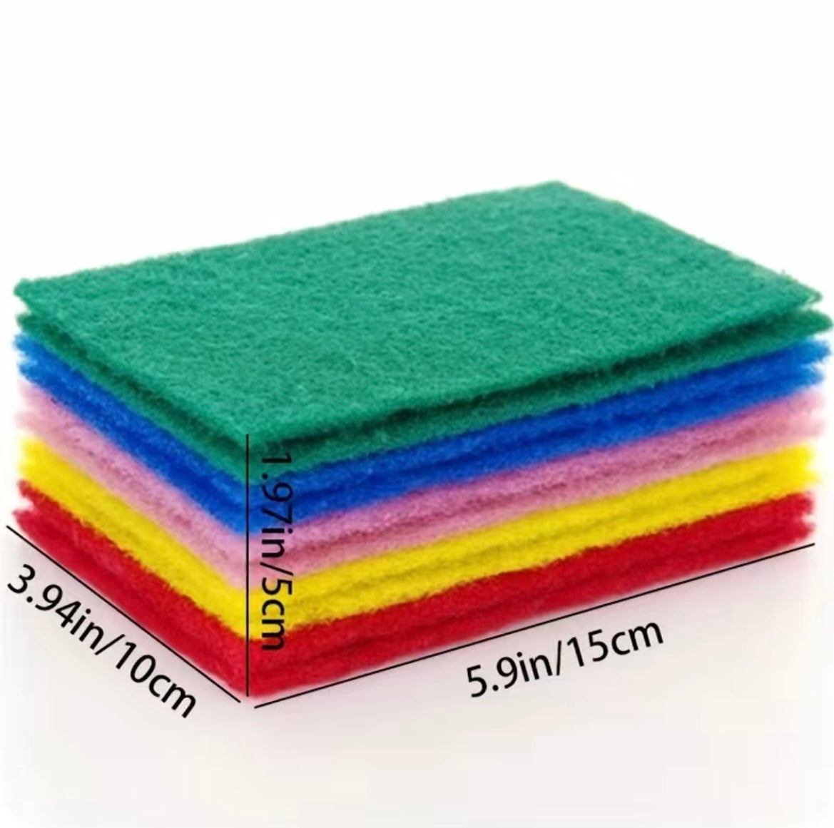 10 Pack of heavy duty cleaning pads