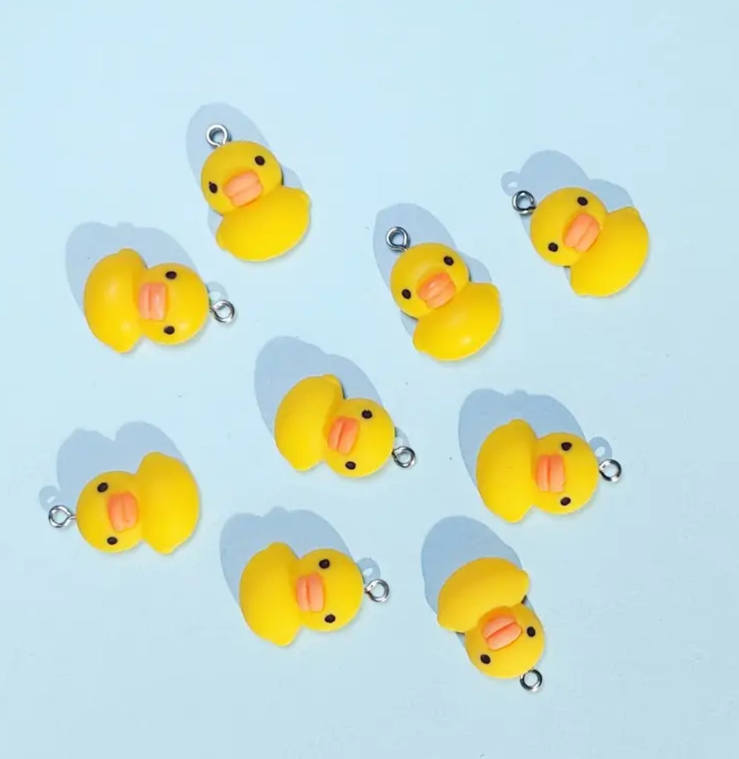 Little Yellow Duck Shape DIY Handmade Jewelry