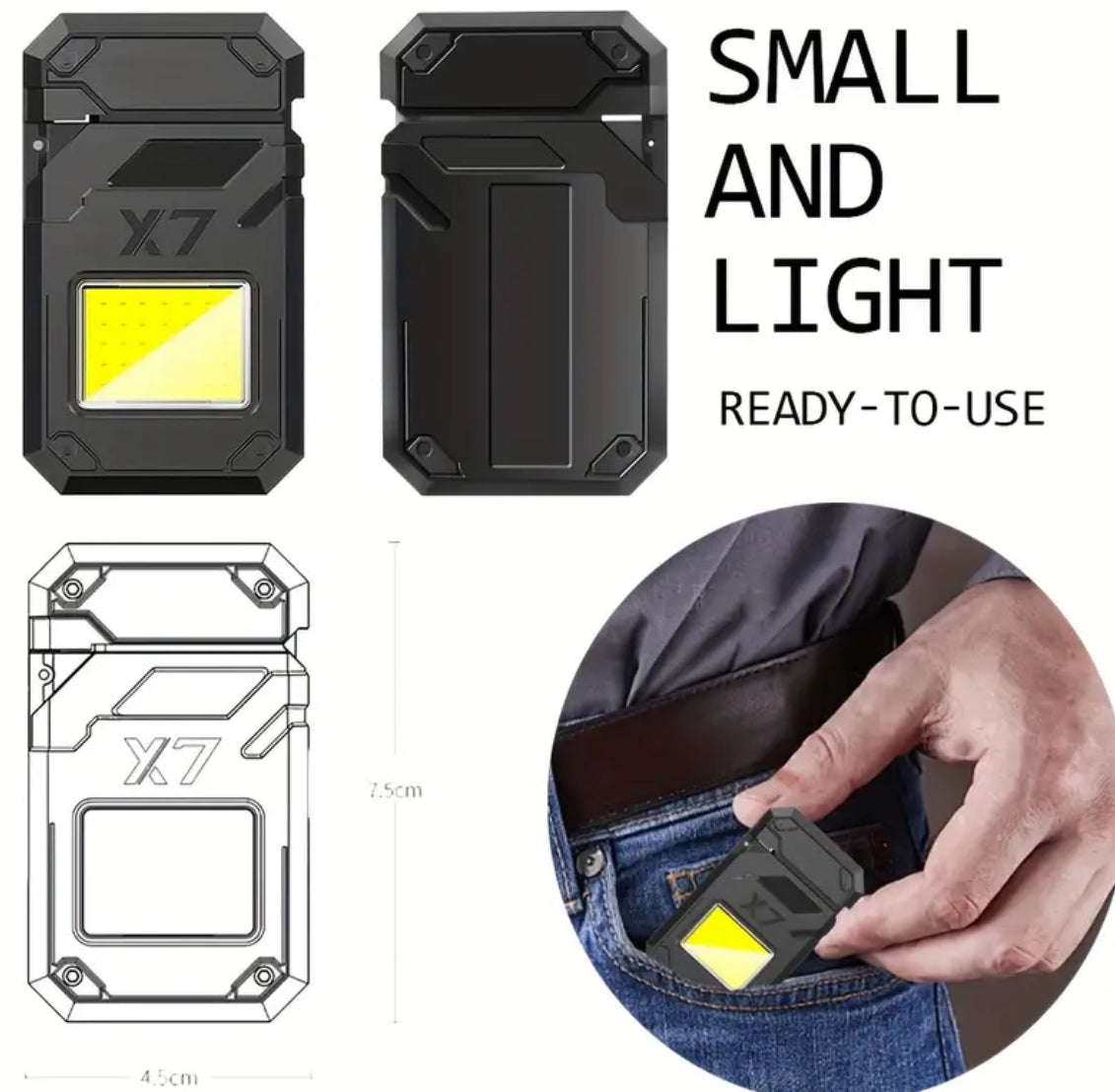 Dual Use USB Rechargeable Lighter and Flashlight