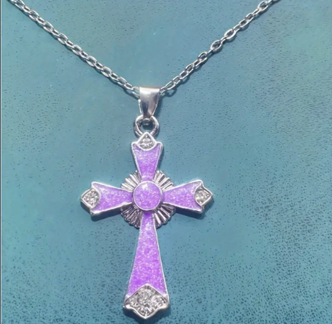 Classic Opal Drop Light weight cross Fashion Jewelry